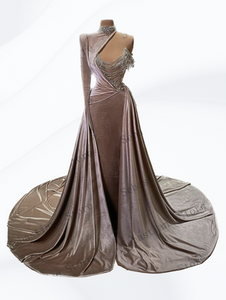 Velvet Elegant Luxury Evening Dress