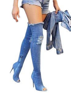 Women High Heels thigh high Hot Over the Knee Boots