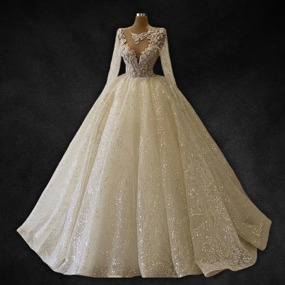 Luxury Beading Wedding Dress