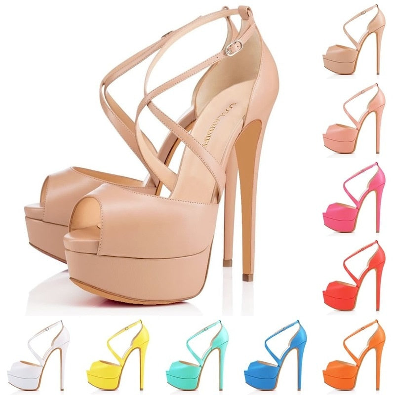 Women Sandals Nightclub Sexy Ankle strap