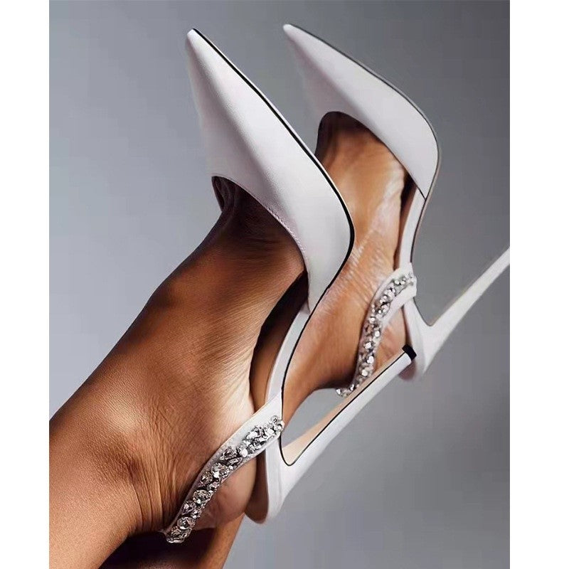 Women Pumps Shallow High Heels Patent Leather