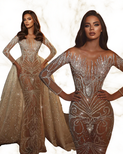 Luxury Beaded Diamond Wedding Dresses