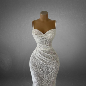 Luxury New White Sweetheart Wedding Dress