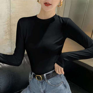 Matakawa Dress Autumn Korean Turtleneck Sleeveless with Sashes High Waist Slim Elegant Vestidos Korean Solid Dresses for Women