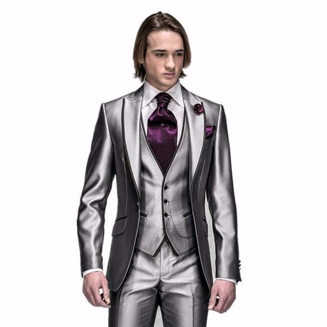 Suit Tuxedo Slim Fit for Men Custom Blazer Terno